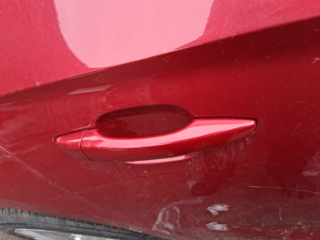 2020 VAUXHALL CORSA F HATCH OSR DRIVER SIDE REAR EXTERIOR DOOR HANDLE RED