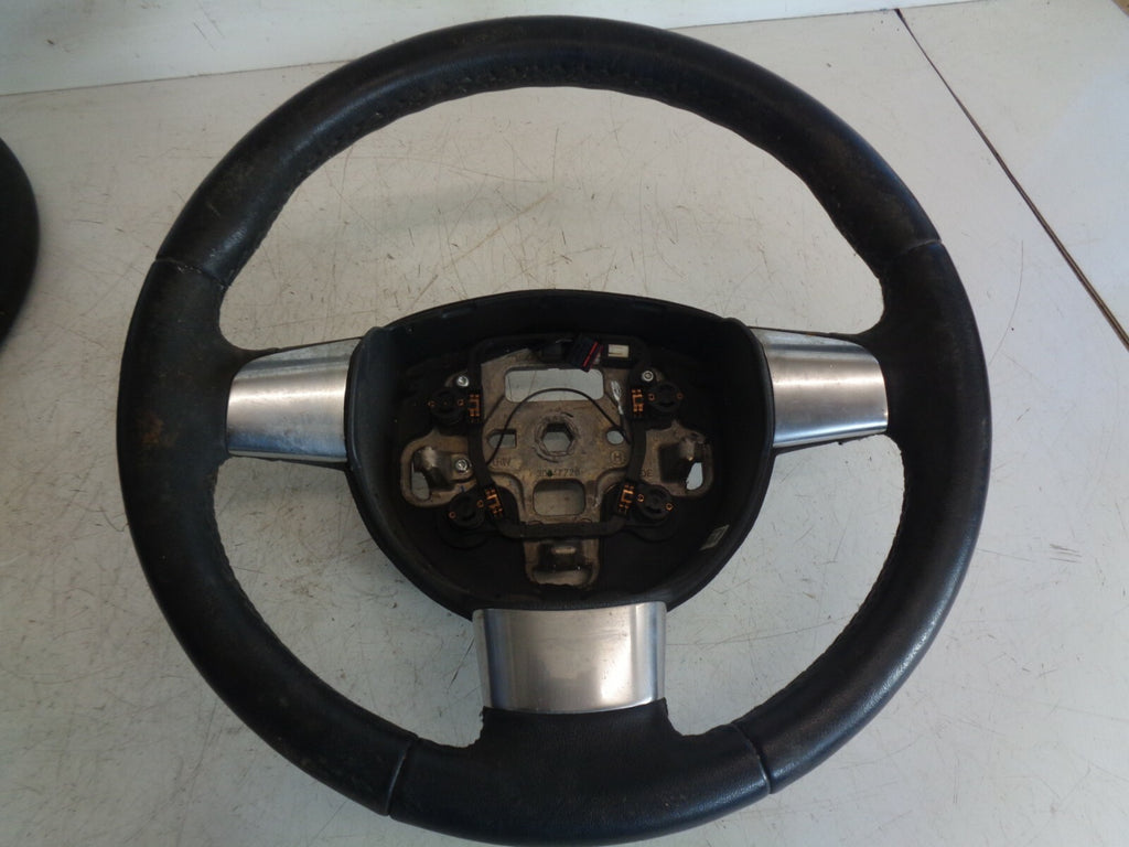 FORD FOCUS MK2 2010 3 SPOKE LEATHER STEERING WHEEL 4M513600ELW