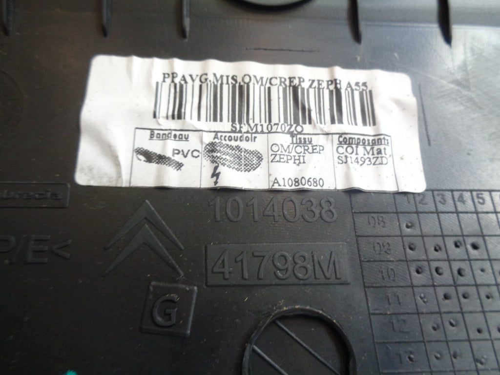 CITROEN DS3 2014 BARE NS PASSENGER SIDE DOOR CARD
