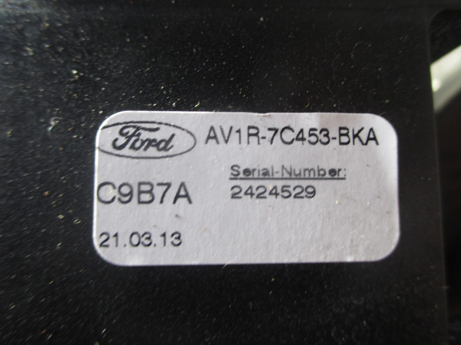 FORD B MAX 2013 MANUAL 5 SPEED GEARSTICK GEAR LEVER MANUAL AV1R7C453BKA