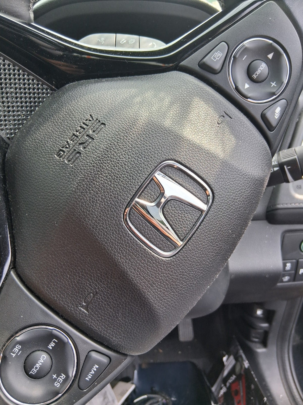 2020 HONDA HR-V FACELIFT STEERING WHEEL SRS AIRBAG BLACK