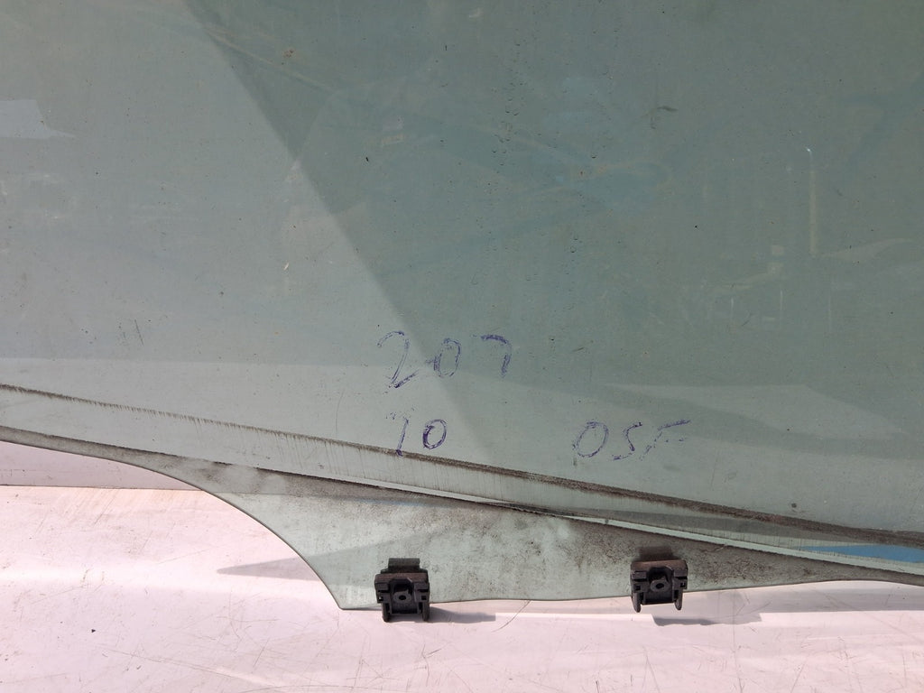 2010 PEUGEOT 207 HATCHBACK OSF DRIVER SIDE FRONT RIGHT WINDOW GLASS