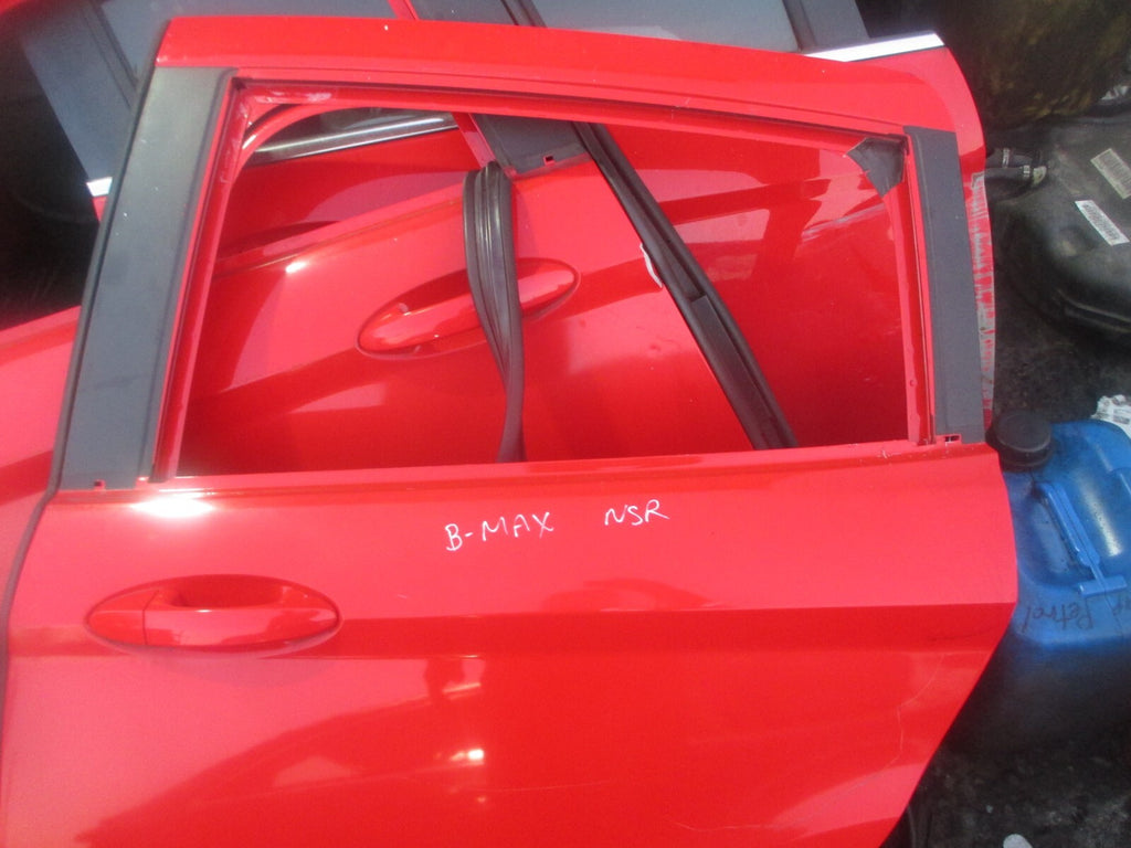 FORD B MAX 2013 NSR PASSENGER SIDE REAR DOOR RED RACE