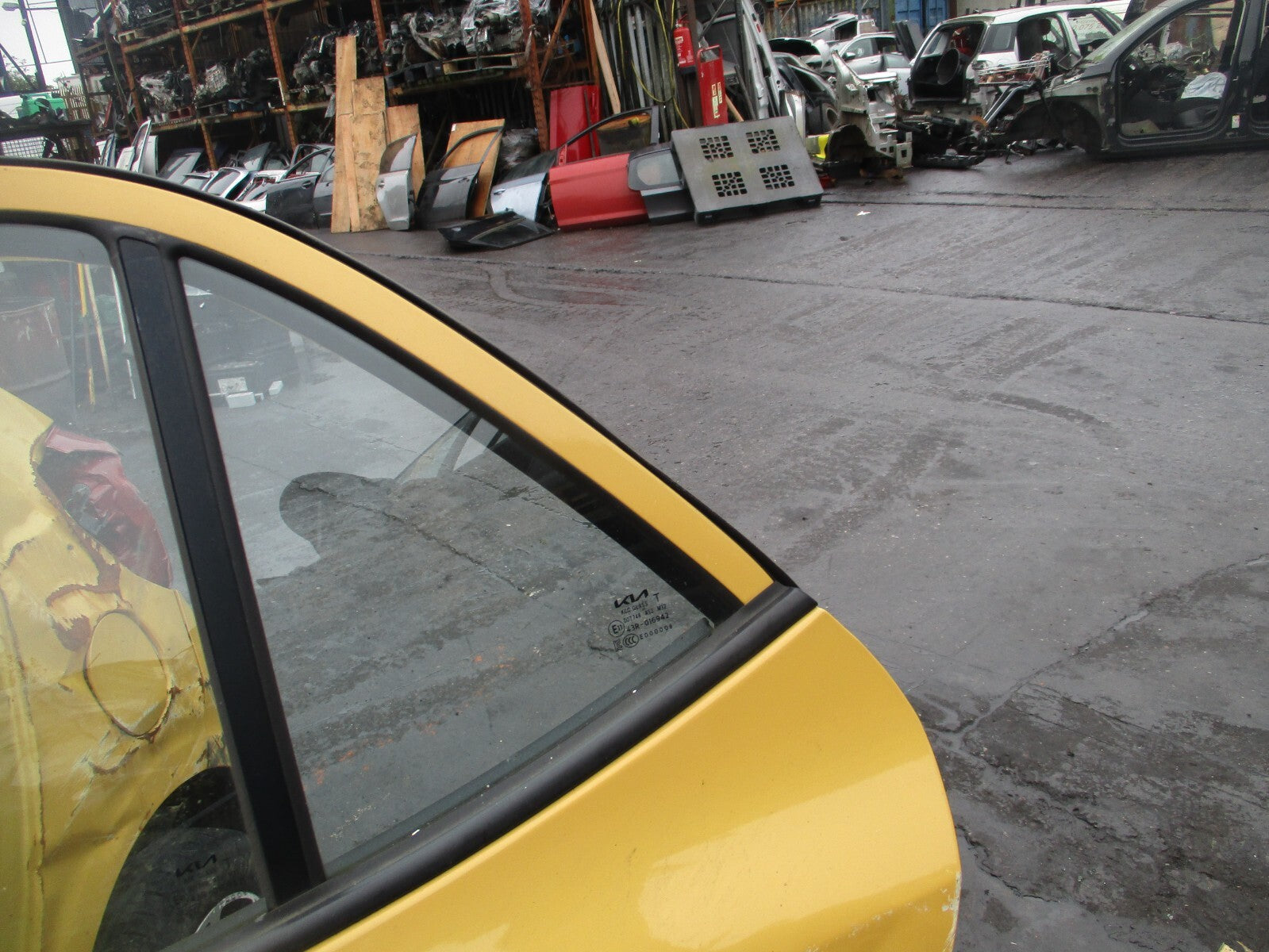 2023 KIA PICANTO MK3 JA NSR PASSENGER SIDE REAR QUARTER WINDOW GLASS