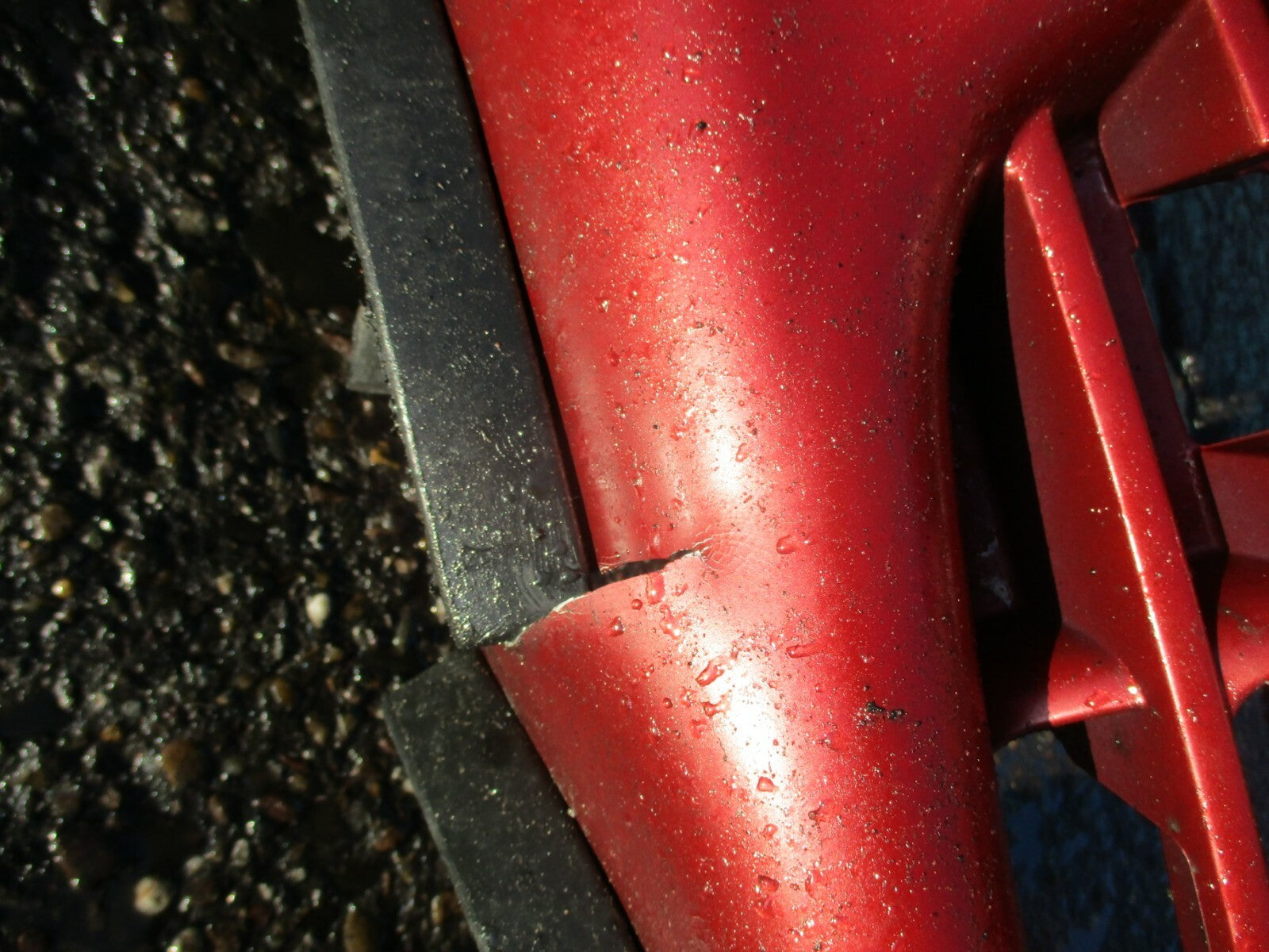 CITROEN XSARA PICASSO 2001 FRONT COMPLETE BUMPER RED
