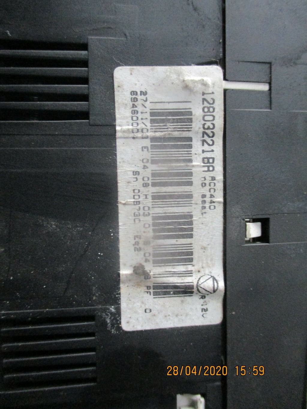 SAAB 93 2003 - 2011 TID SPORT CLIMATE HEATER CONTROL PANEL 12803221BA