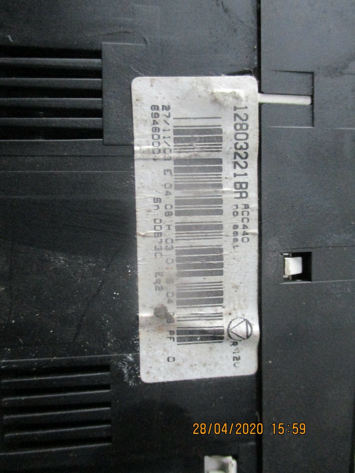 SAAB 93 2003 - 2011 TID SPORT CLIMATE HEATER CONTROL PANEL 12803221BA