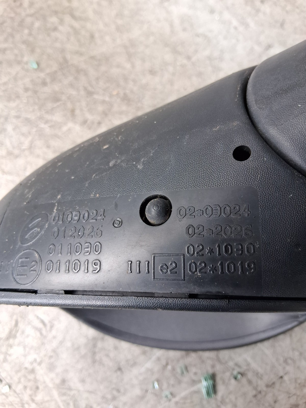 2008 CITROEN C2 3 DOOR OSF DRIVER SIDE FRONT RIGHT WING MIRROR 12363760