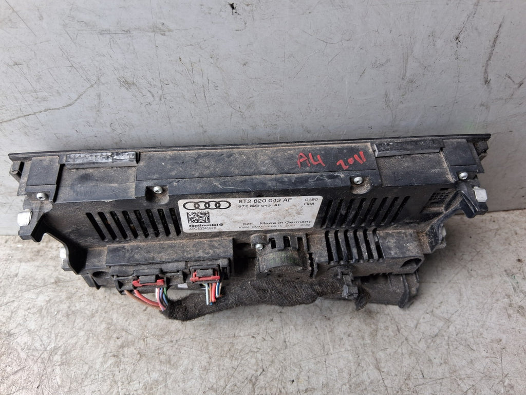 2011 AUDI A4 AC HEATER CLIMATE CONTROL SWITCH PANEL 8T2820043AF