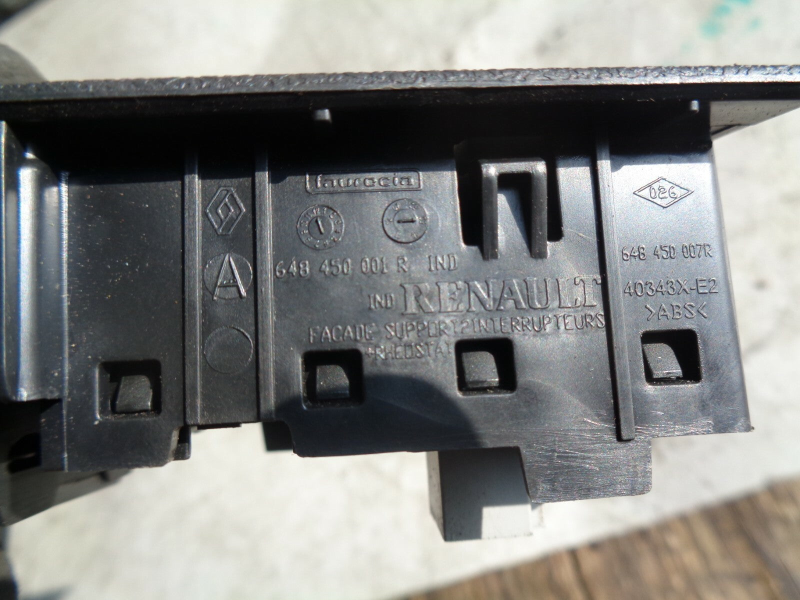 RENAULT MEGANE MK3 COMBI SWITCH HEADLAMP LEVELLING SYSTEM 648450007R