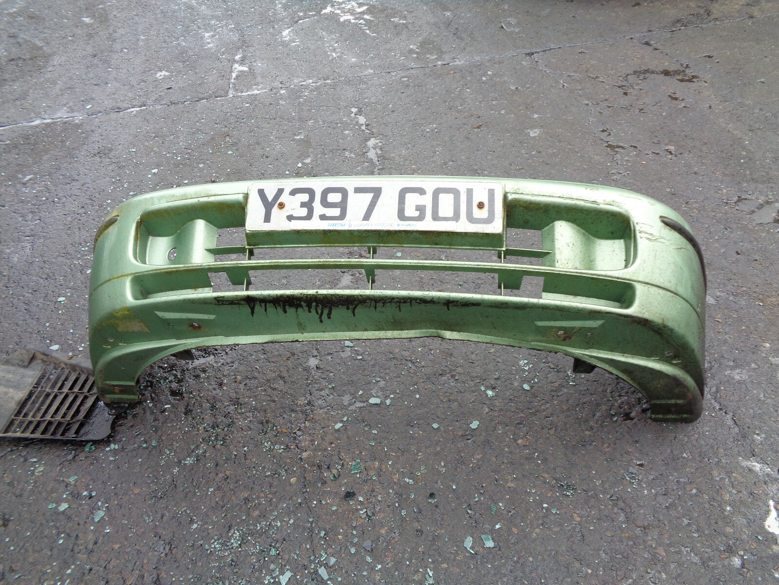 FIAT BRAVA 2001 1.2 PETROL FRONT COMPLETE BUMPER GREEN
