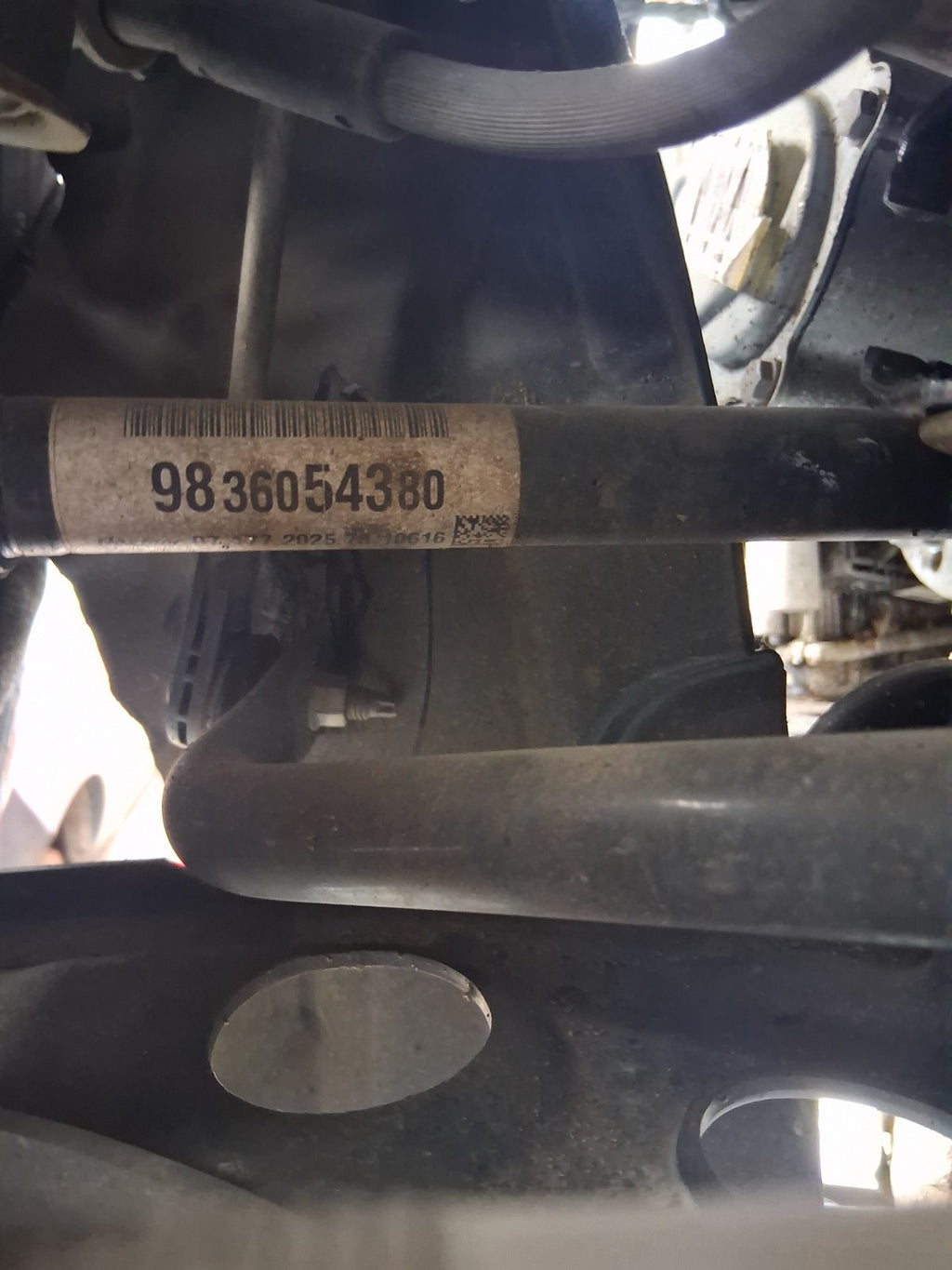 PEUGEOT 208 MK2 2025 1.2 PETROL NS PASSENGER SIDE MANUAL DRIVESHAFT 9836054380