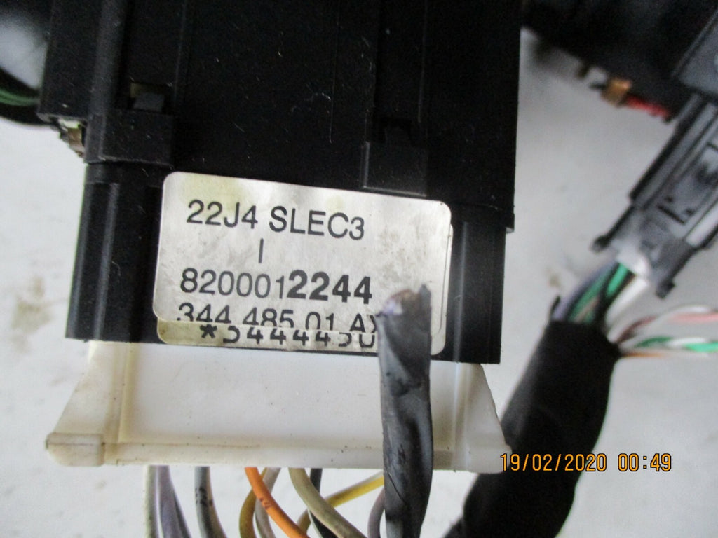 RENAULT LAGUNA MK2 2004 WIPER & INDICATOR CONTROL STALKS SWITCHES 8200012244
