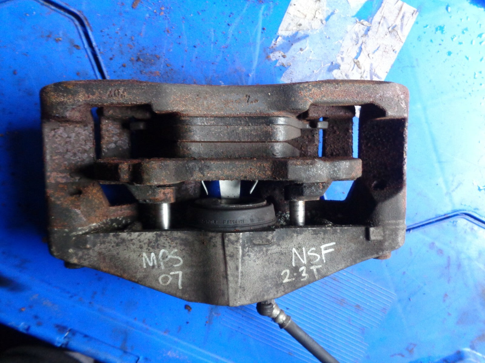 MAZDA 3 MPS 2007 2.3 TURBO NSF PASSENGER SIDE FRONT BRAKE CALIPER ASSEMBLY