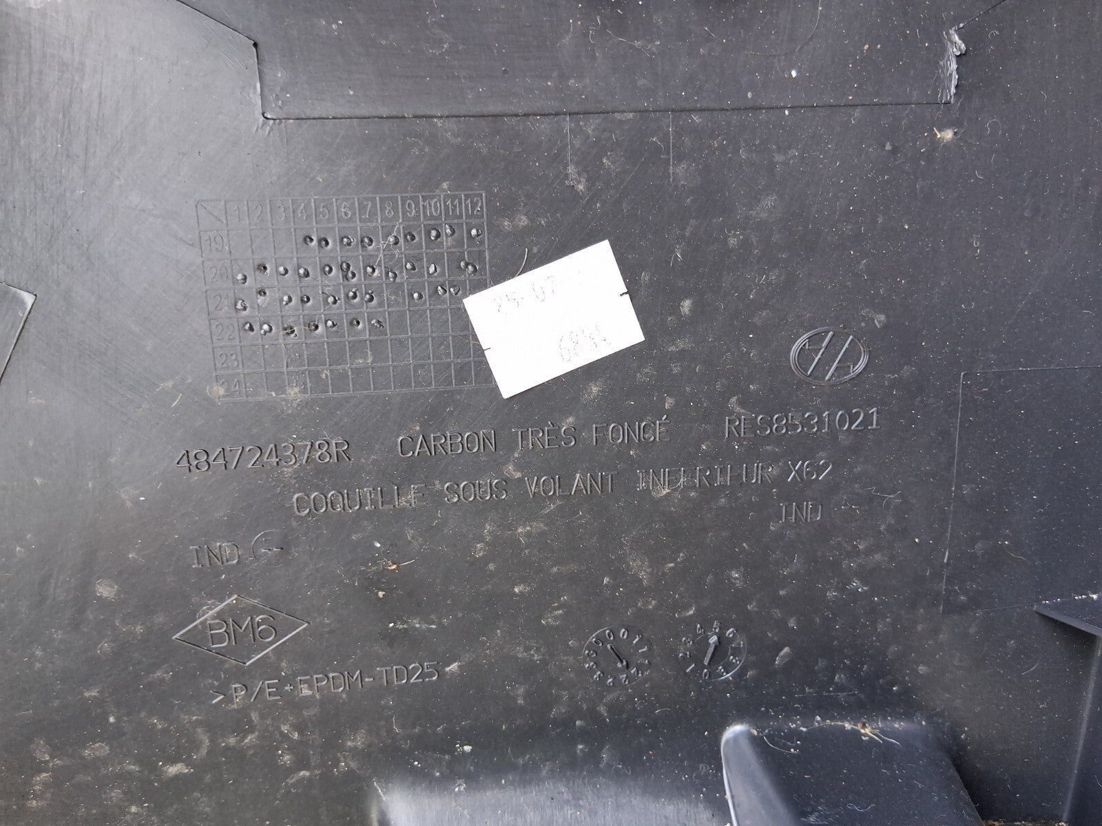 2023 RENAULT MASTER MK3 STEERING COLUMN SURROUND TRIM COVER 484724378R