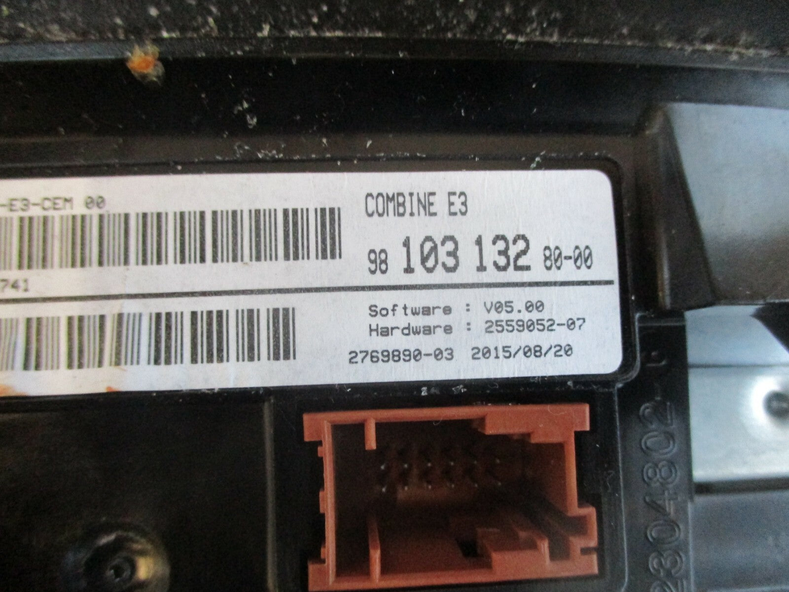 CITROEN C4 CACTUS 2016 1.6 DIESEL SPEEDO METER DISPLAY SCREEN 98103132