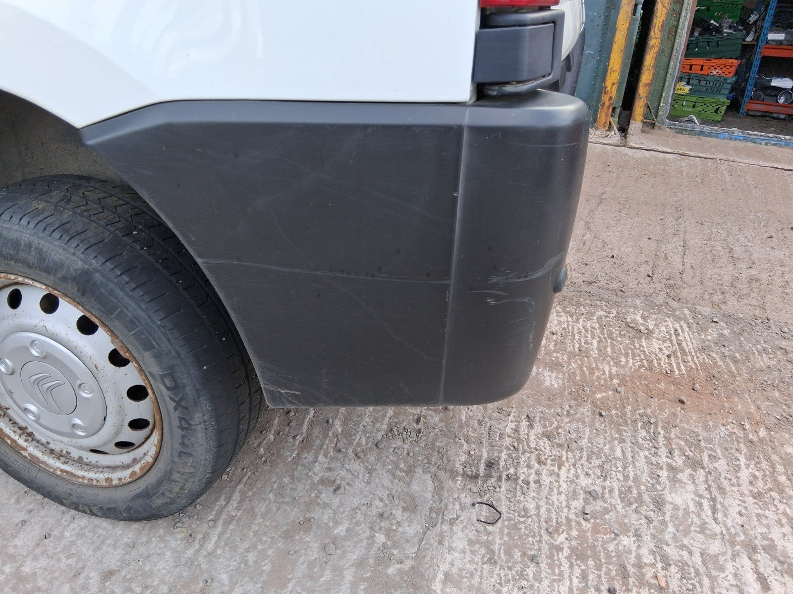 2016 CITROEN DISPATCH MK2 COMPLETE REAR BUMPER WITH PDC SENSORS BLACK