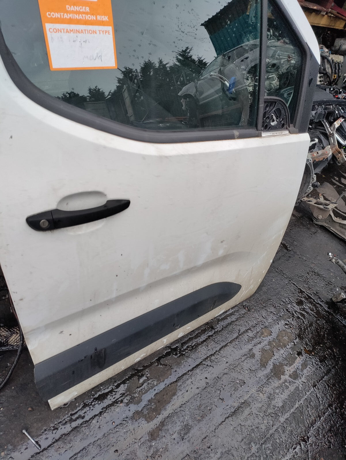 CITROEN BERLINGO PARTNER MK3 K9 2021 OSF DRIVER SIDE FRONT BARE DOOR WHITE