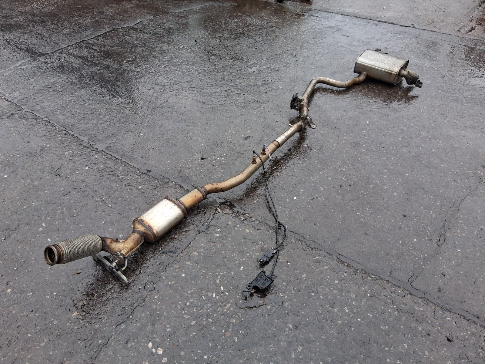 2023 VOLKSWAGEN TIGUAN 2.0 DIESEL EXHAUST PIPE BACK BOX WITH NOX SENSOR