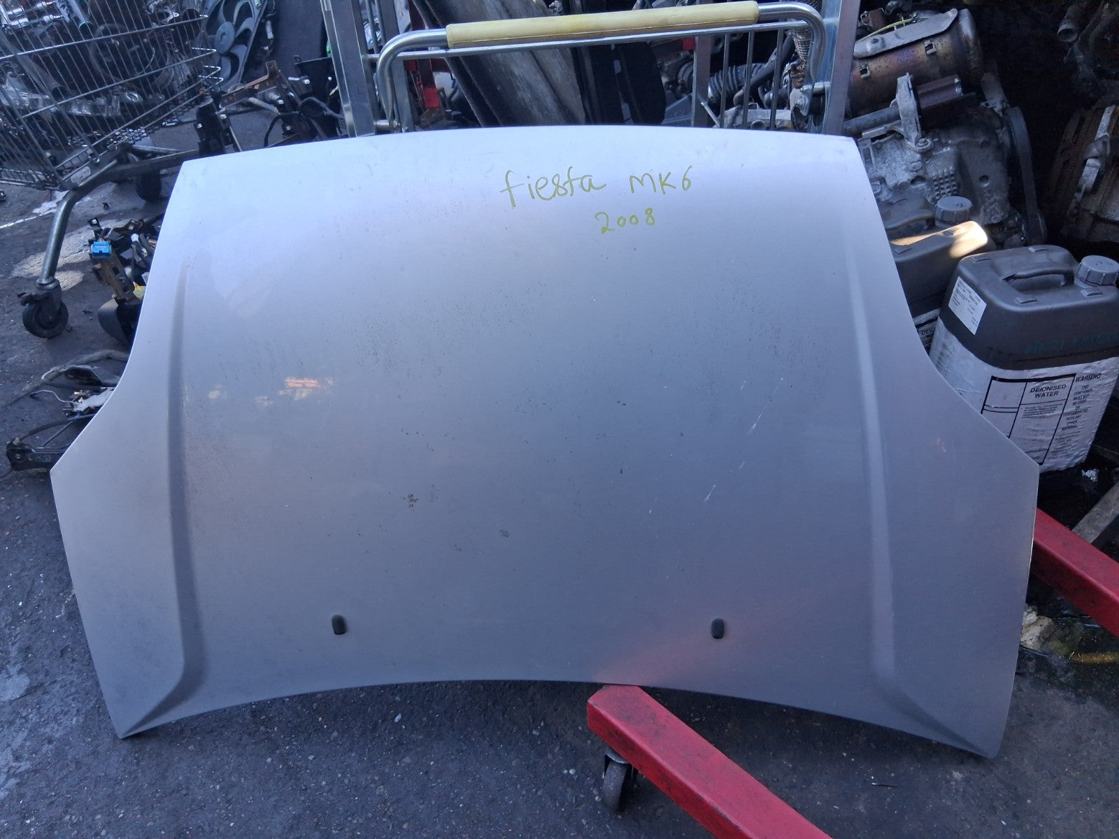 2008 FORD FIESTA MK6 FRONT BONNET HOOD PANEL SILVER