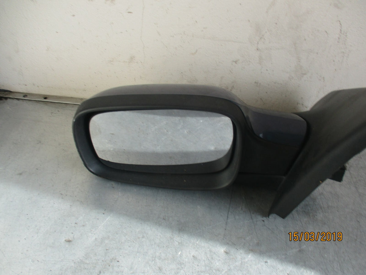 RENAULT MEGANE MK2 NS PASSENGER SIDE ELECTRIC WING MIRROR BLUE