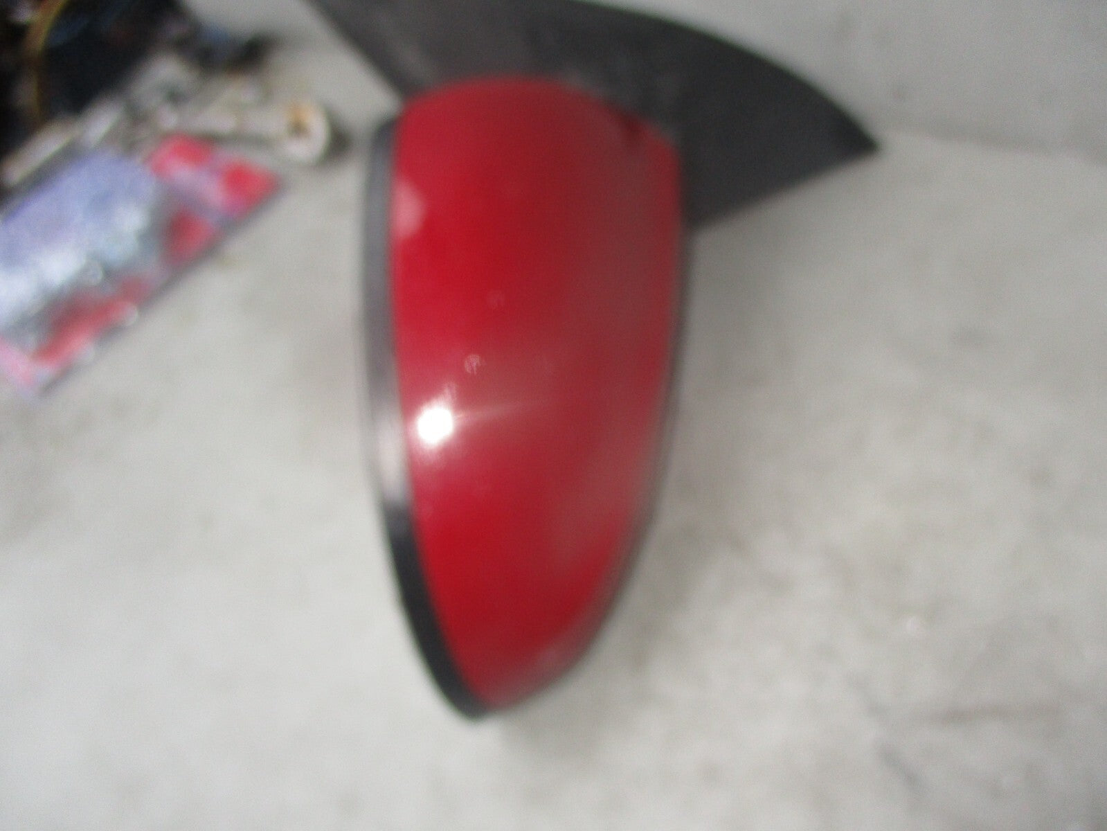 KIA CEED 2008 5 DOOR OS DRIVER SIDE ELECTRIC WING MIRROR IN RED