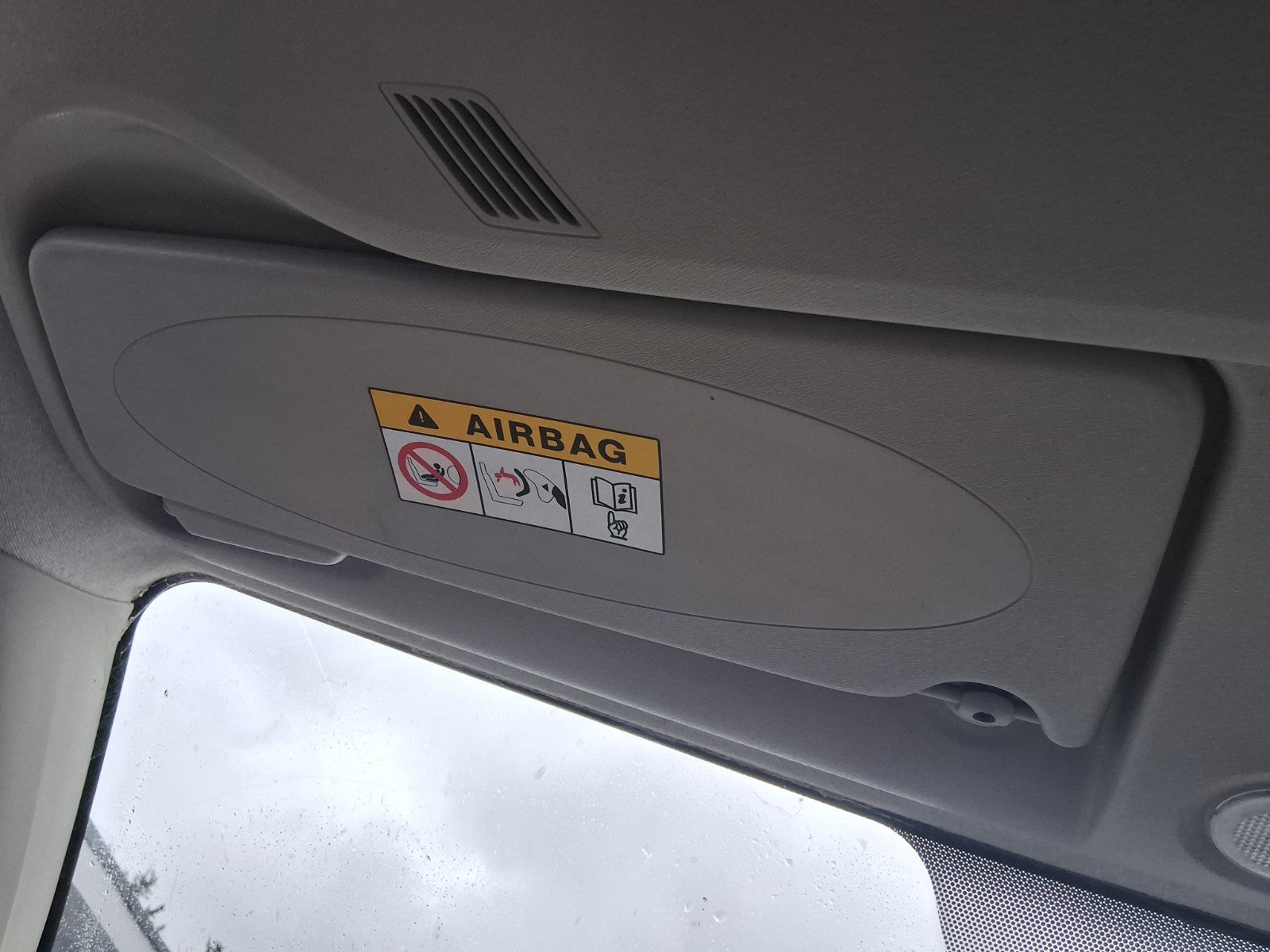 2016 MERCEDES CITAN W415 NSF PASSENGERR SIDE FRONT LEFT SUN VISOR SHADE