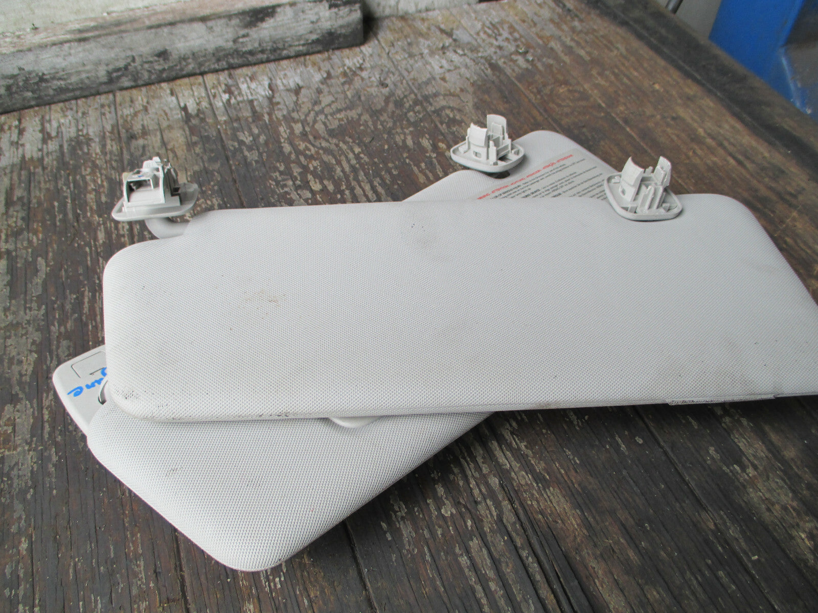 RENAULT MEGANE MK3 2013 FRONT BOTH SIDE SUN VISOR SET PAIR