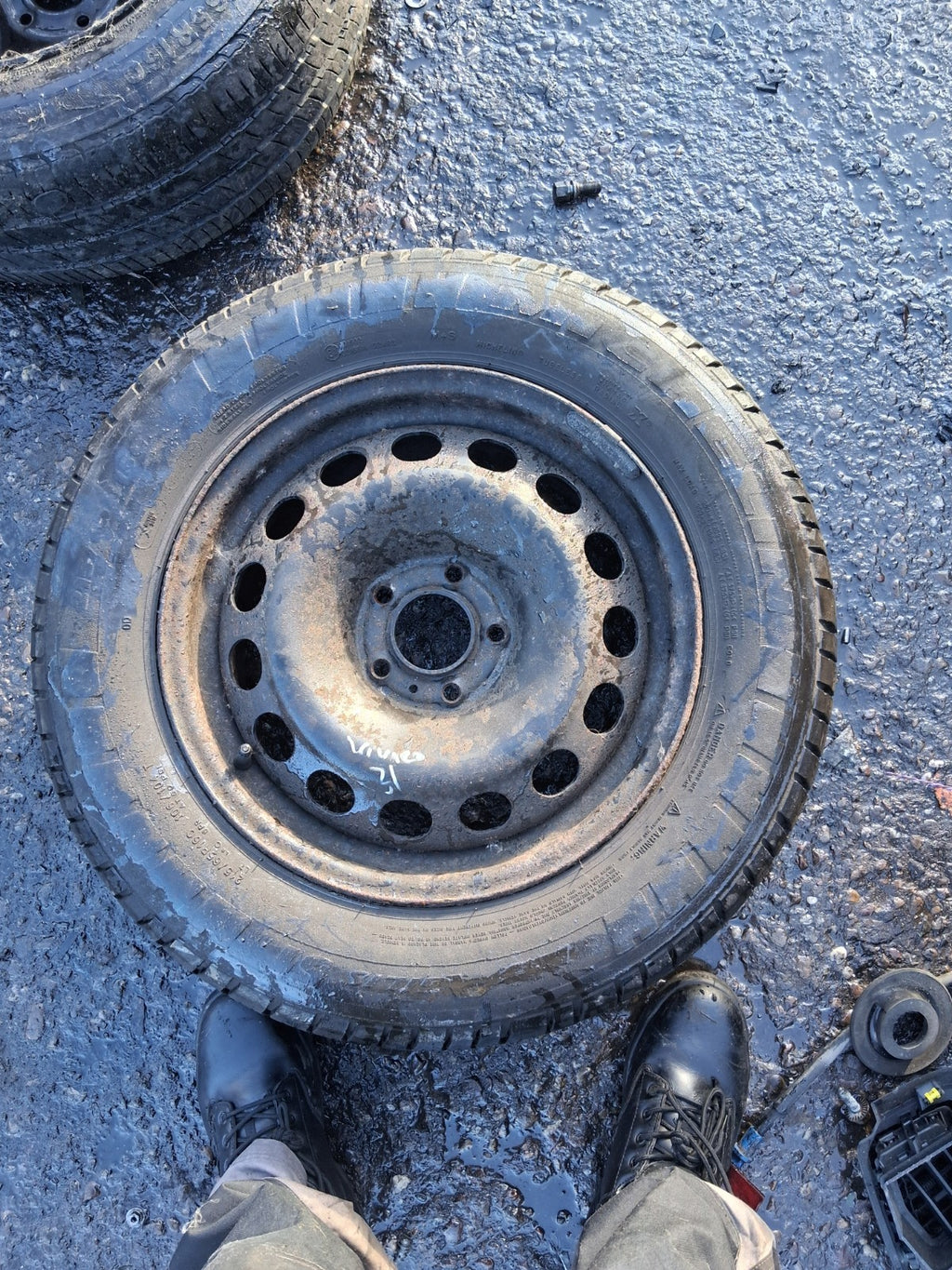 2021 VAUXHALL VIVARO MK3 16 INCH STEEL WHEEL WITH TYRE 215/65R16C