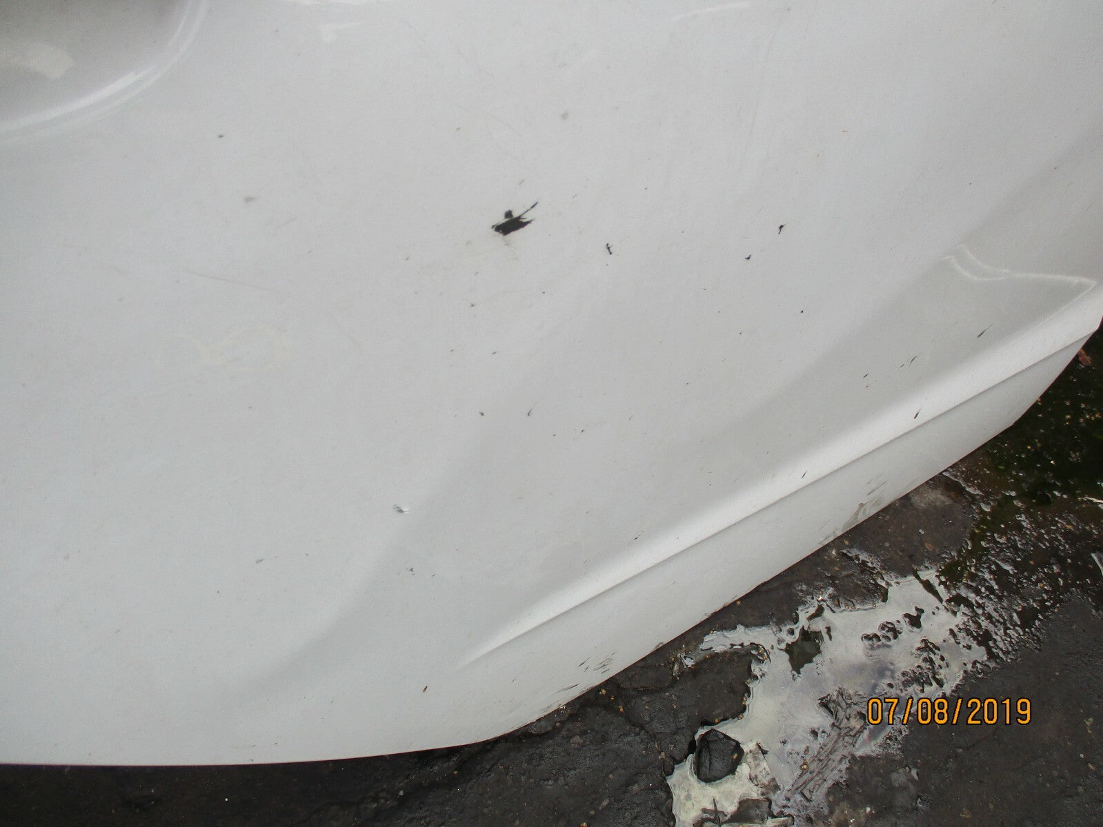 AUDI A3 8V 2017 HATCHBACK OSR DRIVER SIDE REAR COMPLETE DOOR WHITE DAMAGED