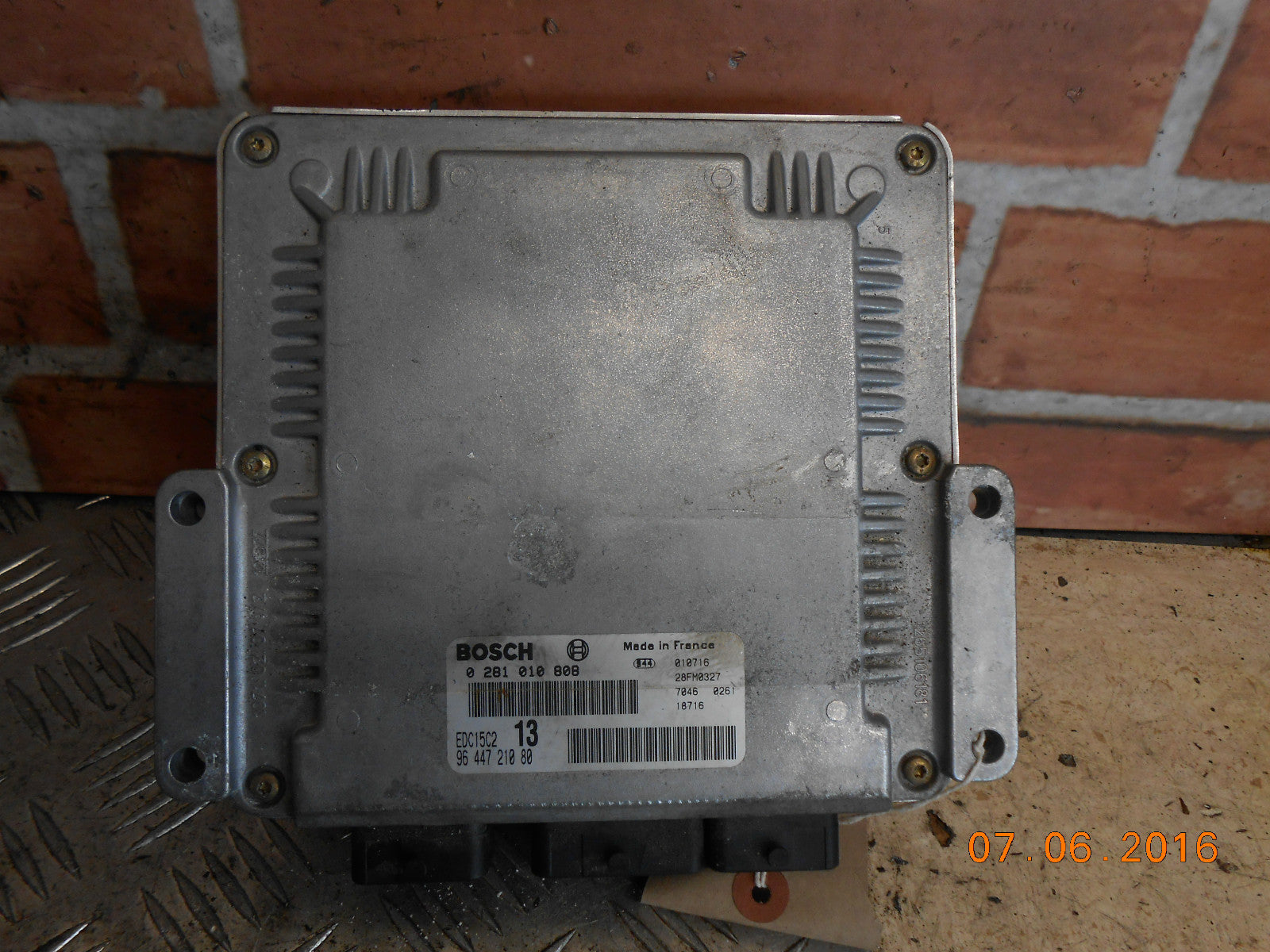 CITROEN C5 2002 ECU ENGINE CONTROL UNIT GEARBOX ECU UNIT 9639452380 9644721080
