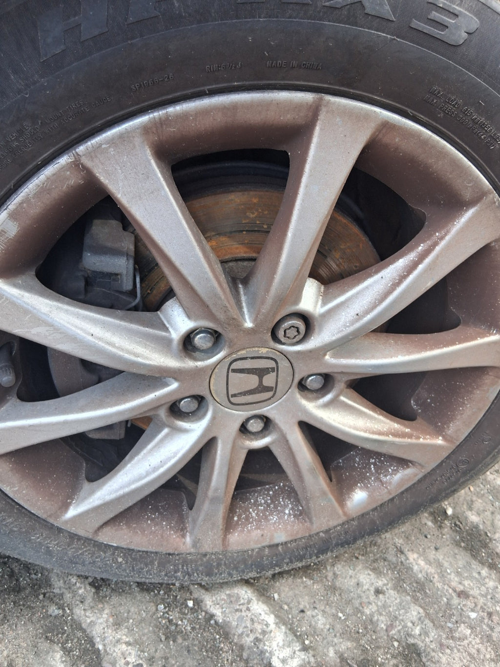 2016 HONDA CIVIC MK9 HATCHBACK 16 INCH ALLOY WHEEL WITH TYRE 205/55R16