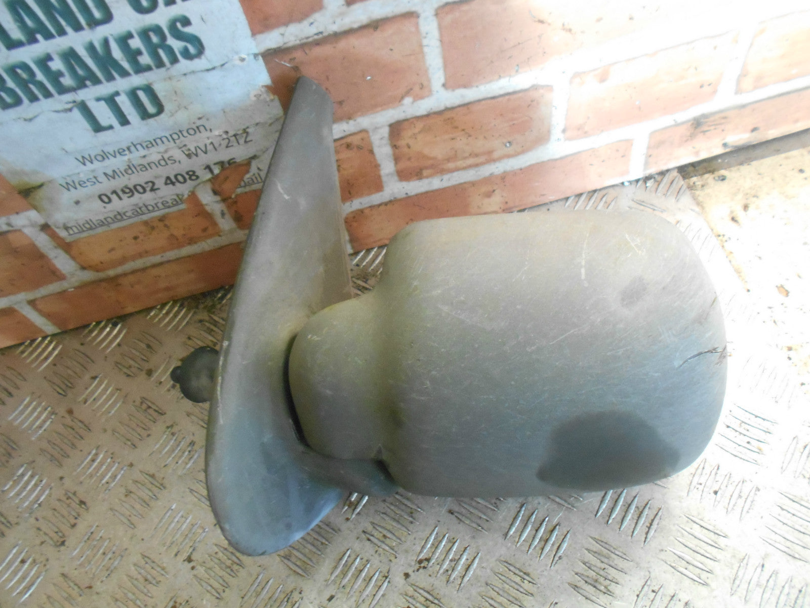 NISSAN KUBISTAR 2003 NS PASSENGER SIDE MANUAL WING MIRROR