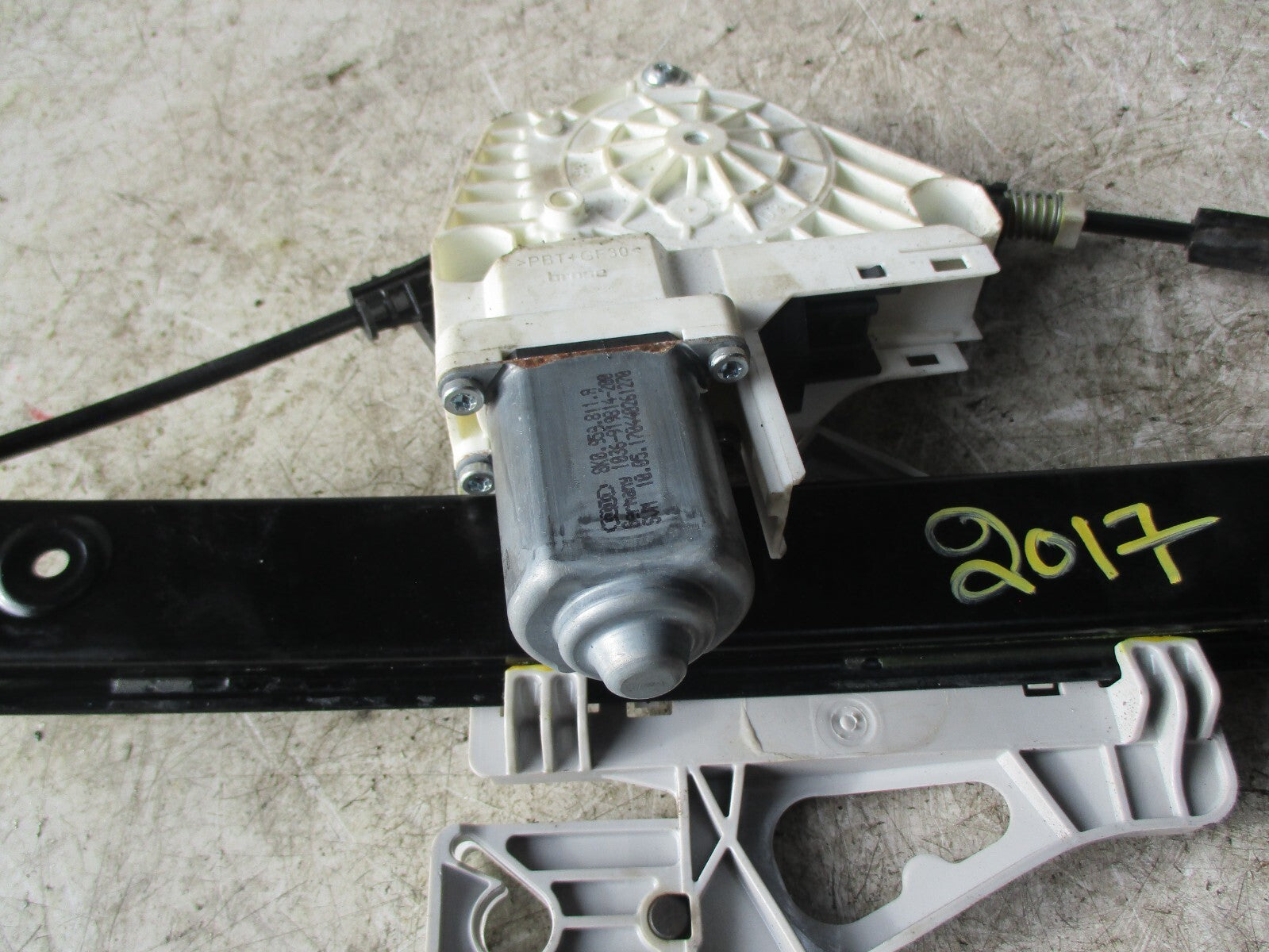 AUDI A6 C7 2017 NSR PASSENGER SIDE REAR WINDOW REGULATOR MECHANISM 4G0839461