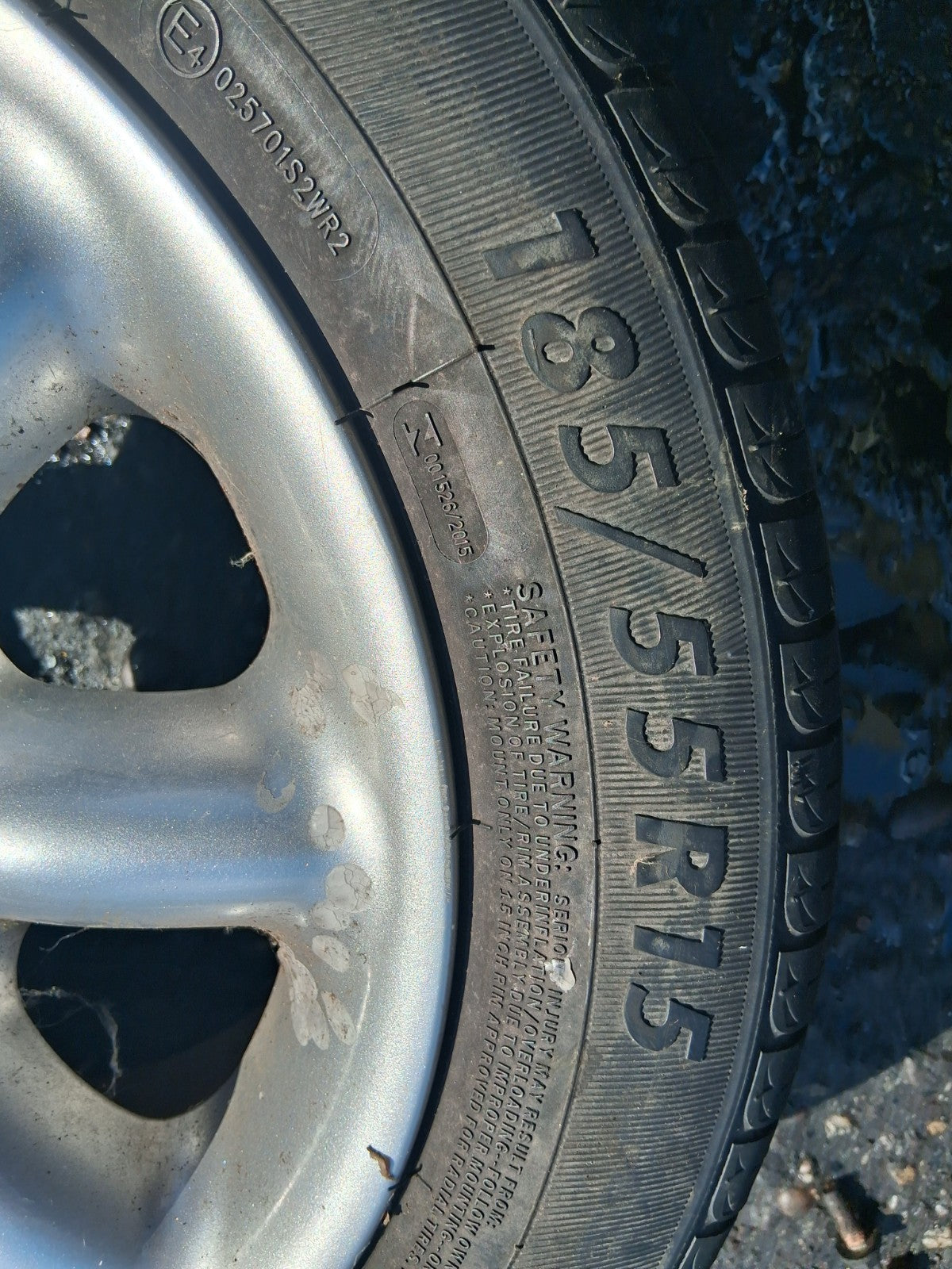 MG MGF 1996 MK1 15 INCH ALLOY WHEEL WITH TYRE 185/55R15