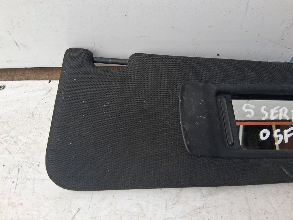 2010 BMW 5 SERIES F10 FRONT OSF DRIVER SIDE SUN VISOR