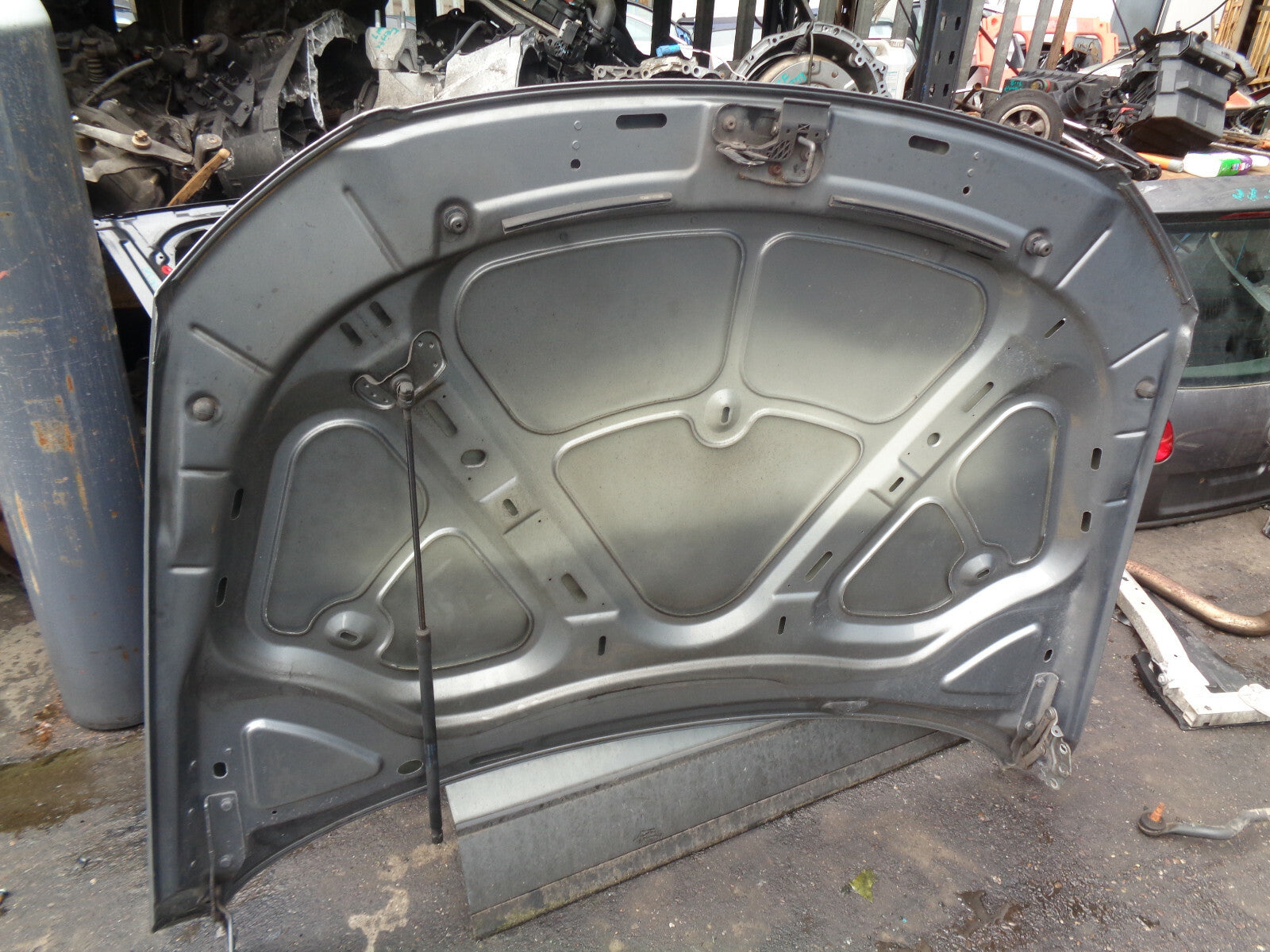 VW VOLKSWAGEN PASSAT B6 2007 FRONT COMPLETE BONNET HOOD GREY
