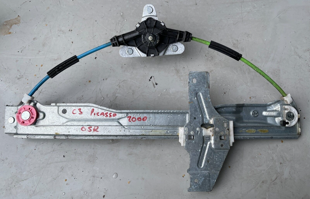2009 CITROEN C3 OSR DRIVERS SIDE WINDOW REGULATOR MANUAL