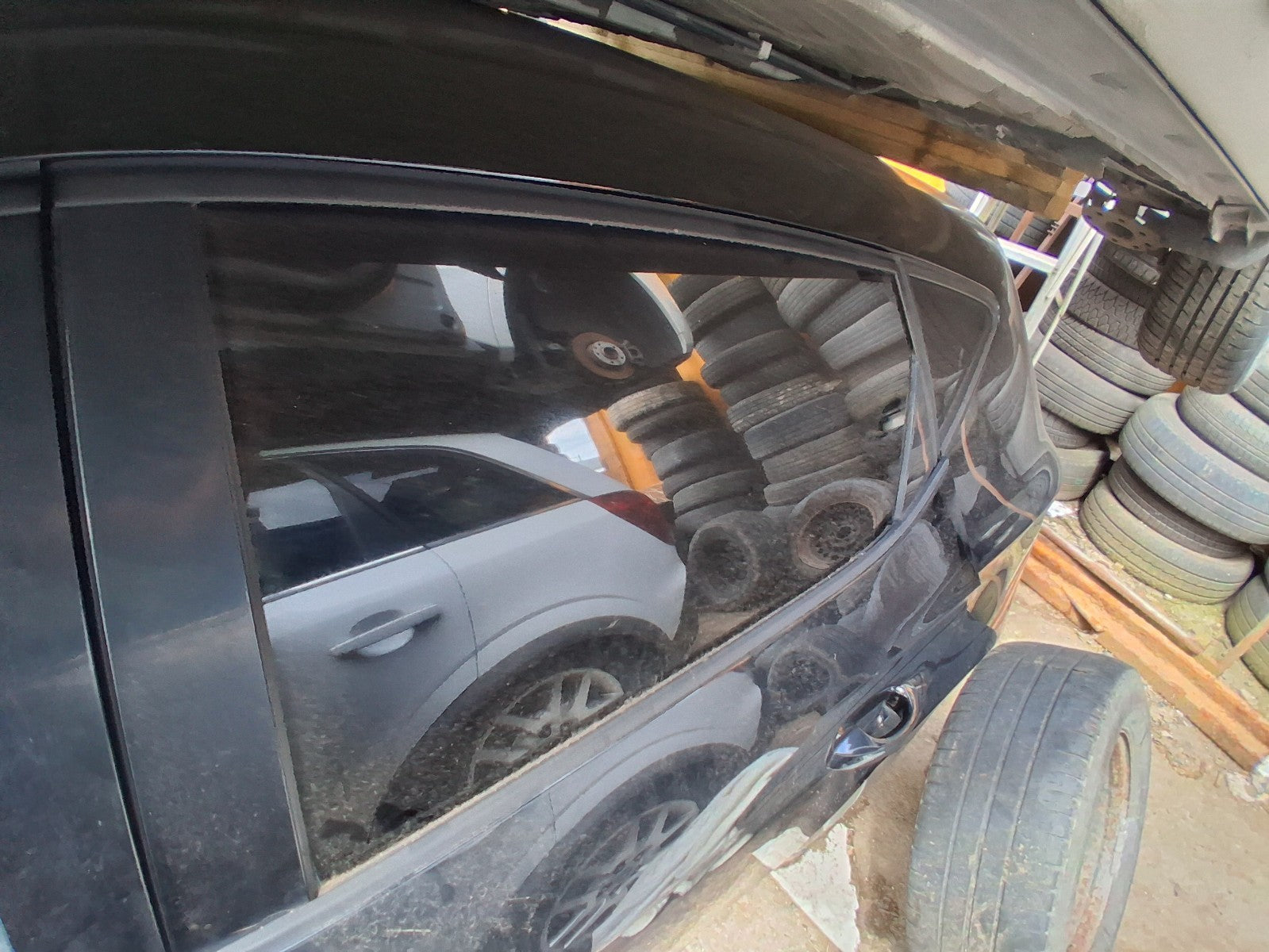 2015 SEAT LEON FR MK3 NSR PASSENGER SIDE REAR WINDOW GLASS