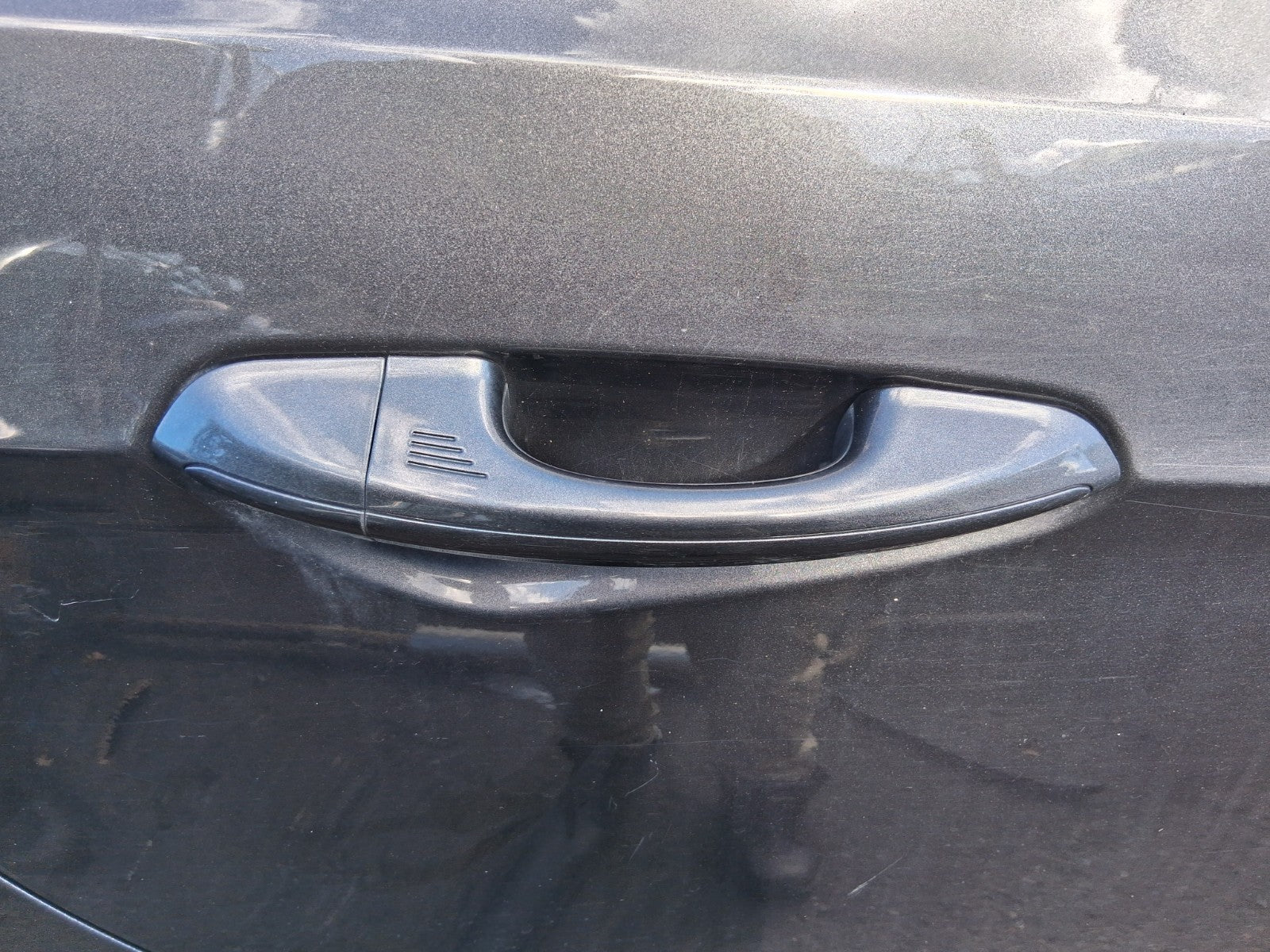 2017 FORD S MAX MK2 OSR DRIVER SIDE REAR RIGHT EXTERIOR DOOR HANDLE GREY