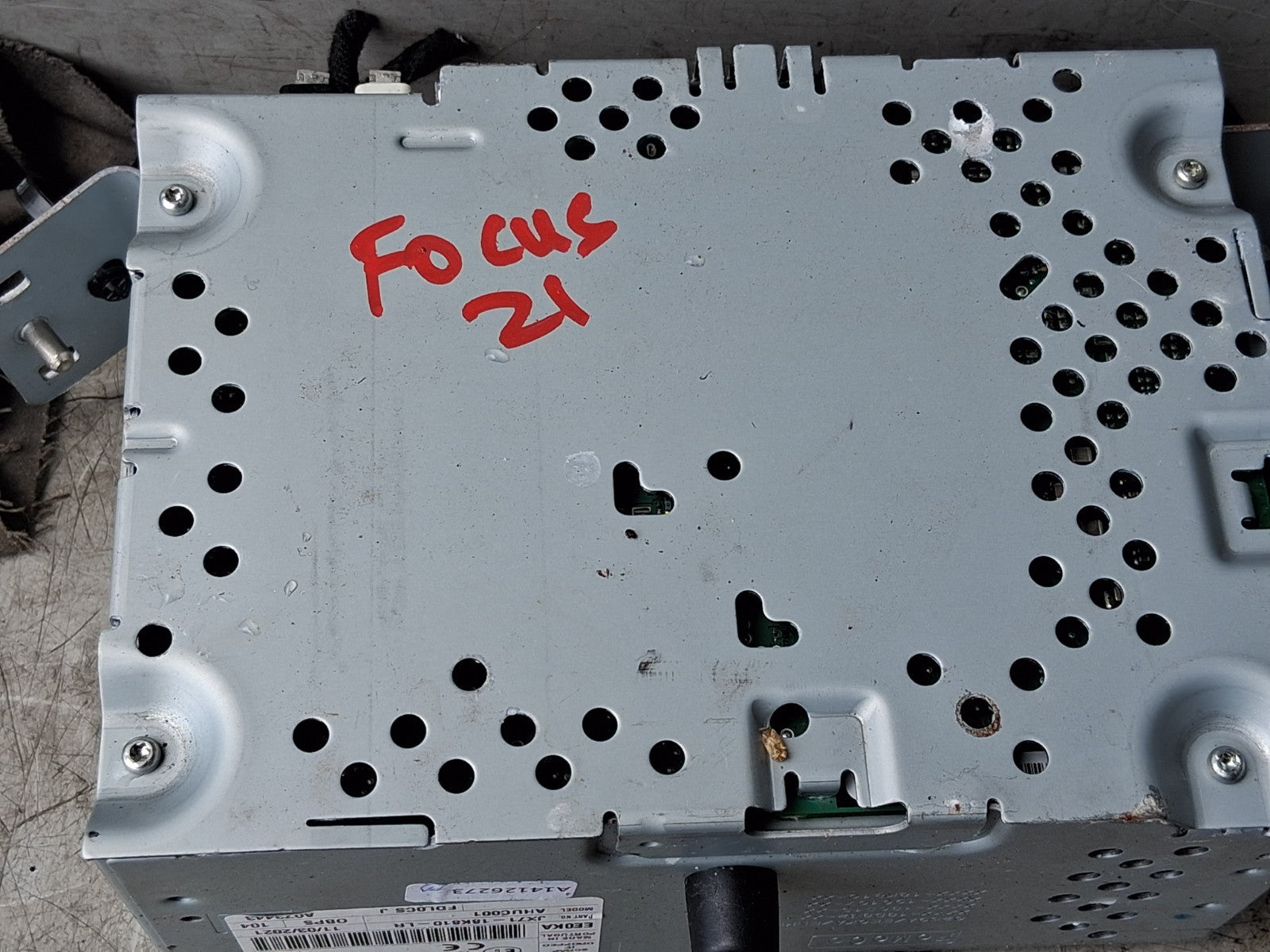 2021 FORD FOCUS MK4 RADIO CD PLAYER STERO HEAD UNIT JX7118K810