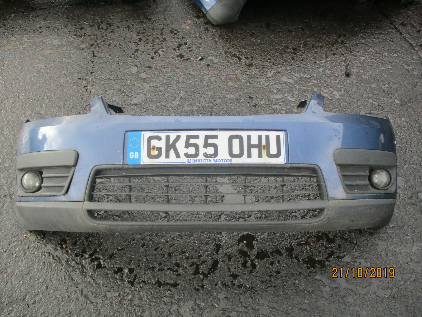 FORD FOCUS C MAX MK1 PRE FACELIFT COMPLETE FRONT BUMPER BLUE