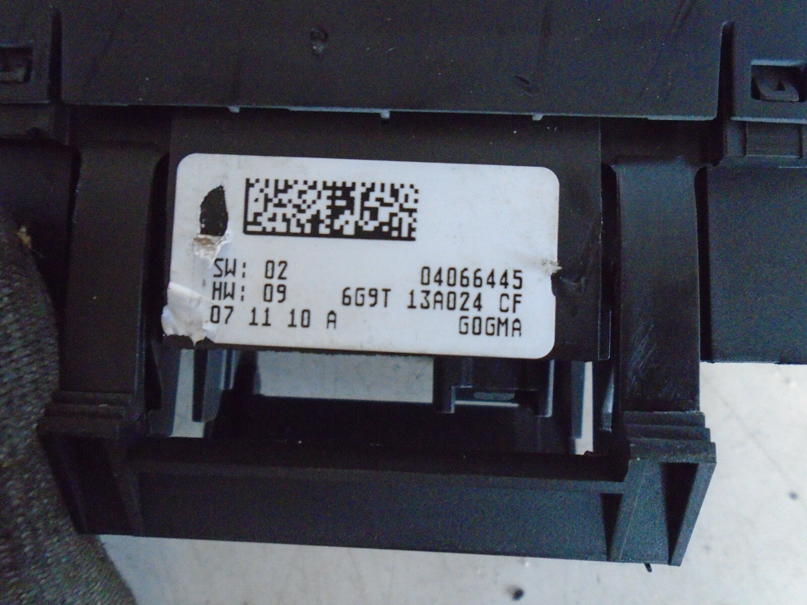 FORD MONDEO 2008 MK4 HEADLIGHT SWITCH 6G9T13A024CF