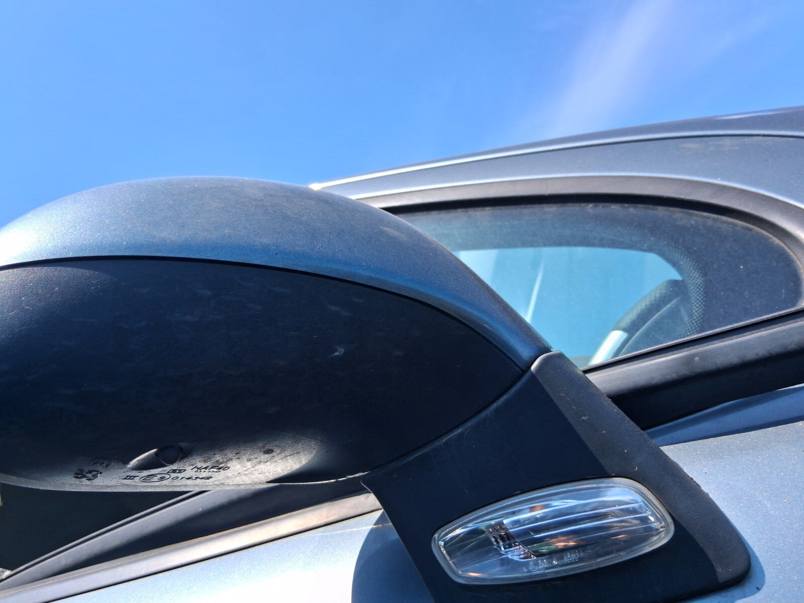2009 PEUGEOT 207 OS DRIVER SIDE ELECTRIC WING MIRROR GREY
