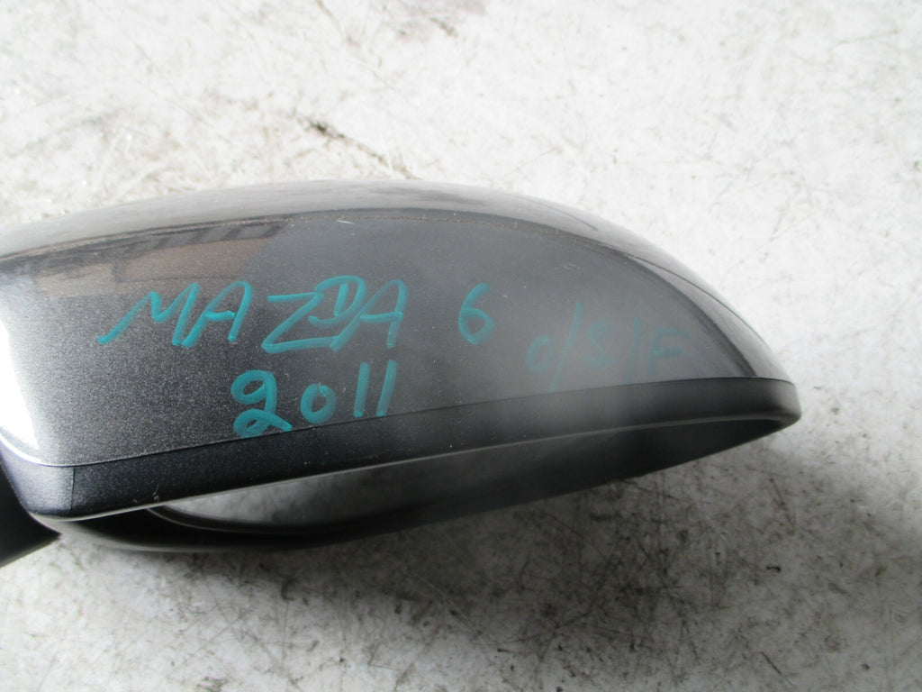 MAZDA 6 2011 MK2 OSF FRONT DRIVER SIDE WING MIRROR SILVER