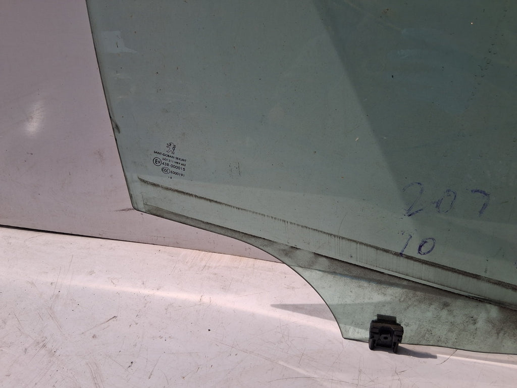 2010 PEUGEOT 207 HATCHBACK OSF DRIVER SIDE FRONT RIGHT WINDOW GLASS