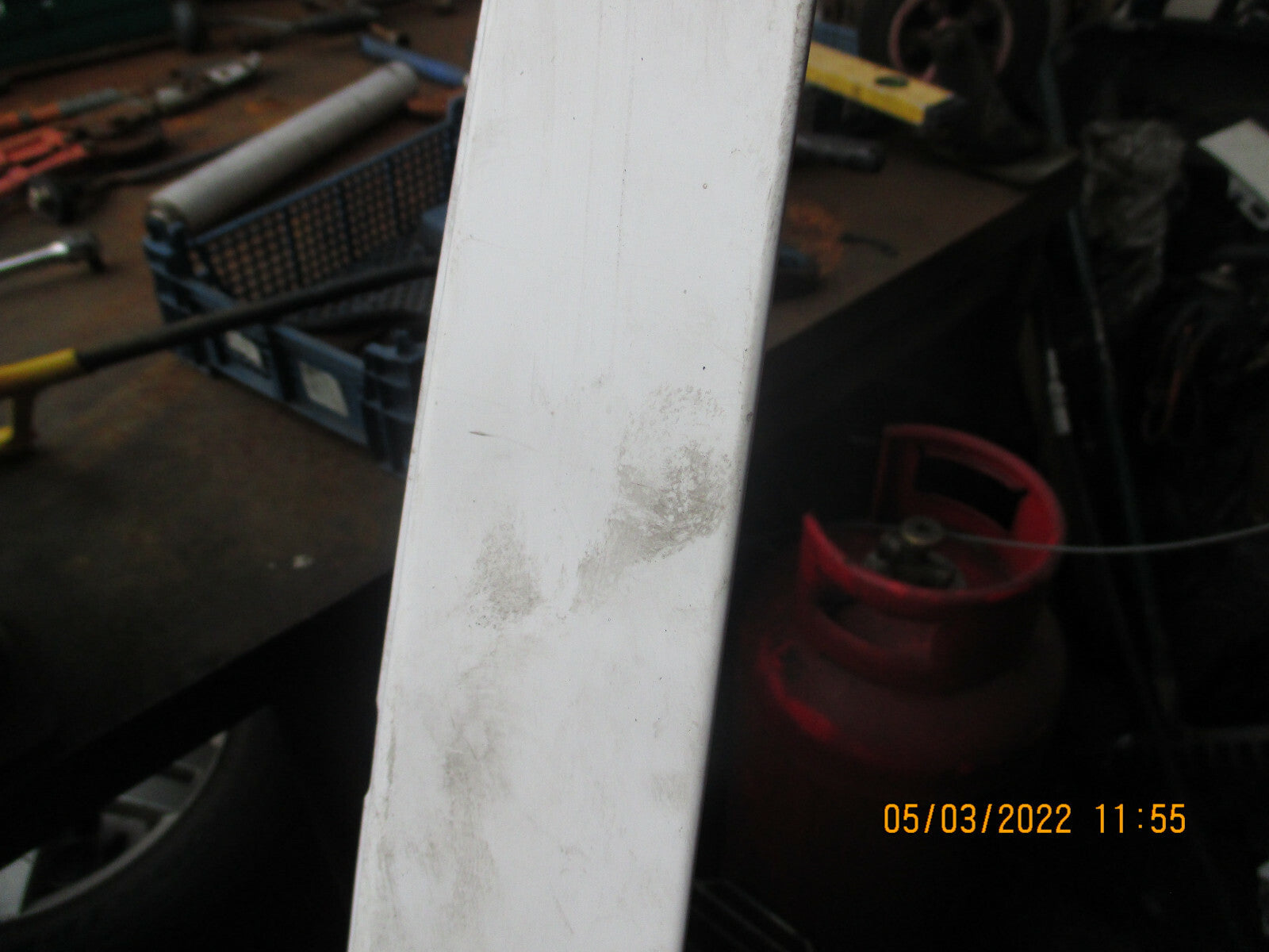 FORD TRANSIT 2009 MK7 NSF FRONT PASSENGER SIDE COMPLETE DOOR WHITE