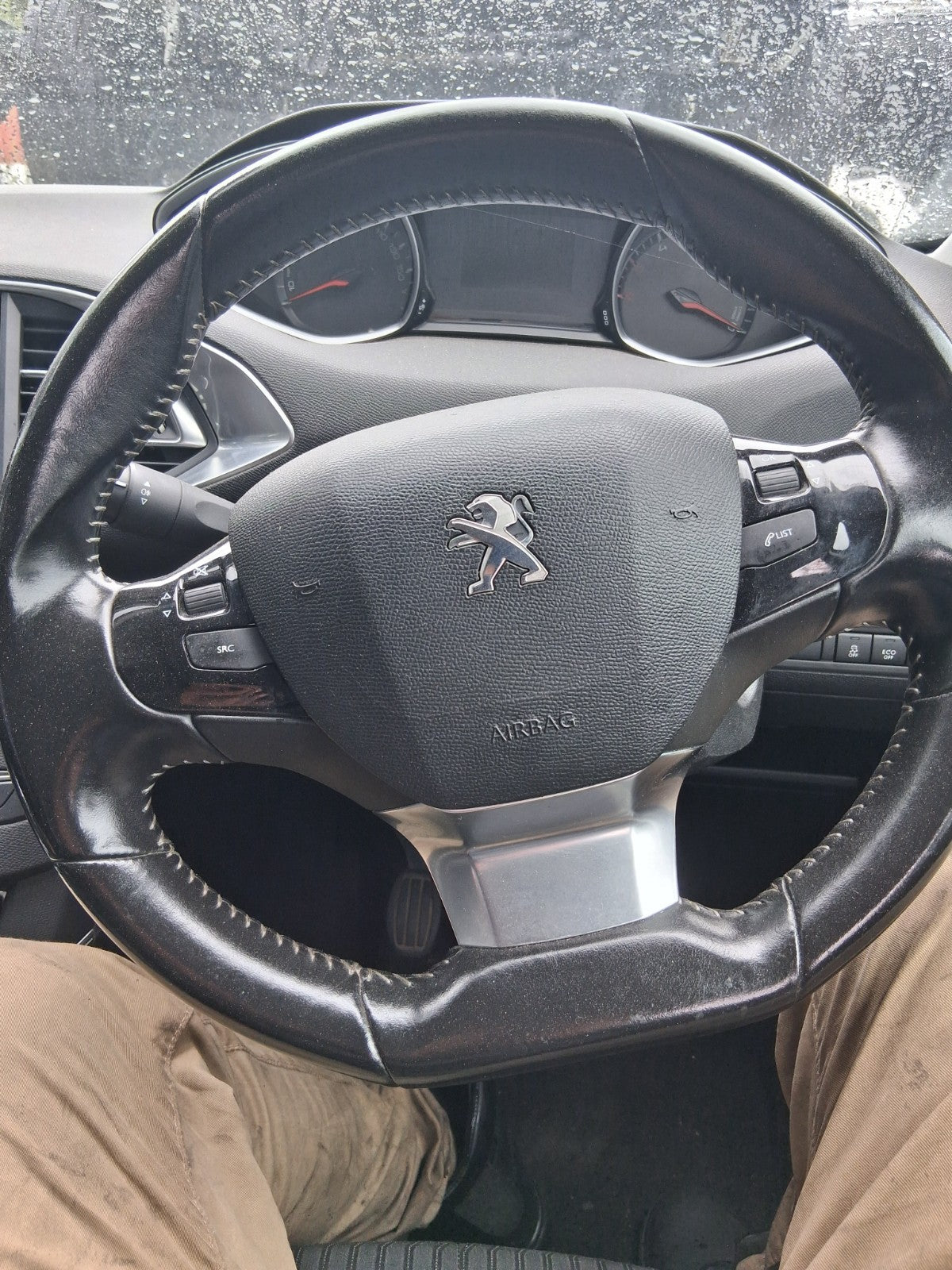 2015 PEUGEOT 308 MK2 ESTATE MULTIFUNCTIONAL STEERING WHEEL WITHOUT AIRBAG