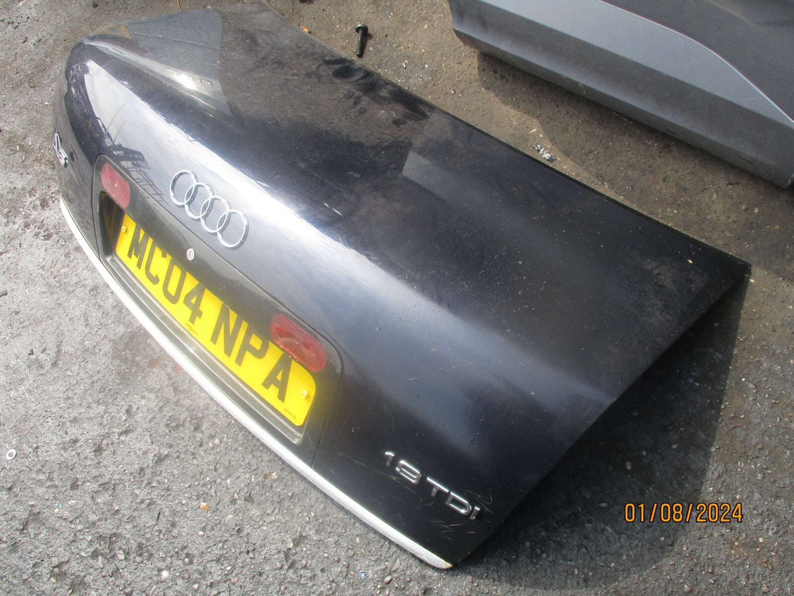 2004 AUDI A6 C5 SALOON REAR COMPLETE TAILGATE BOOTLID BLUE