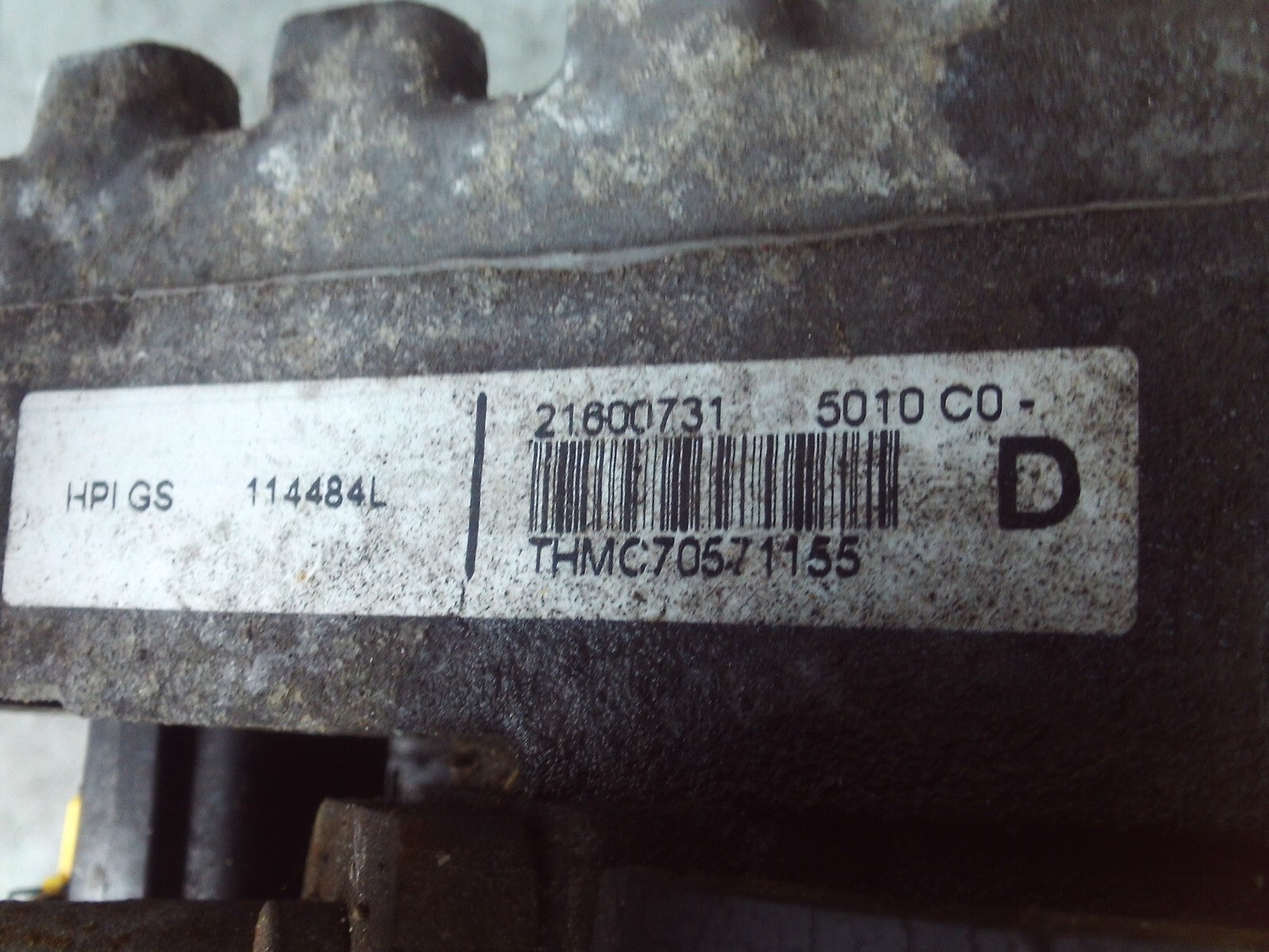 2007 PEUGEOT 407 POWER STEERING PUMP 21600731